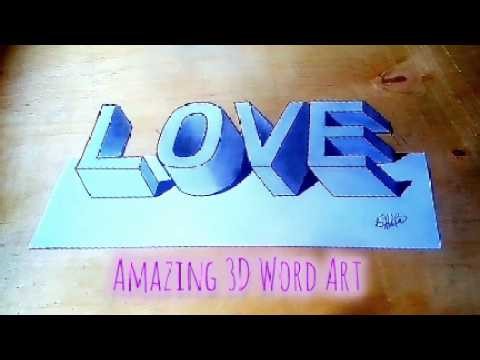 Turn "Love" into Stunning 3D Word Art — Step‑by‑Step Tutorial