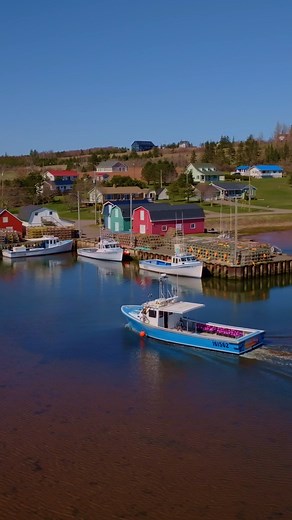 Beautiful French River PEI #harbour #dronephotography #pei #fishing #lobster | Osprey Cove Productions