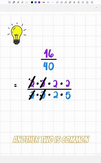 Simplifying/Reducing Fractions | Math Tricks by Math Bits #fractions #mathematics #MathBits