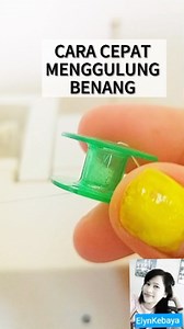14K views · 92 reactions | Cara CEPAT Menggulung Benang..!! Sewing learning tips and tricks for beginners #Design #Stitching #caramenggulungbenang #fashiondesign #sew #DIY #sewingdiy #tutorialjahit #sewingtutorial #tailor #dikiş #dikişaşkı #hobbyjahit #reel #trendingreels | ElynKebaya | Facebook