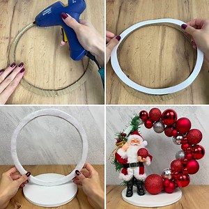 Come realizzare un bellissimo cerchio natalizio in gomma Eva 😮😍 | Arredare