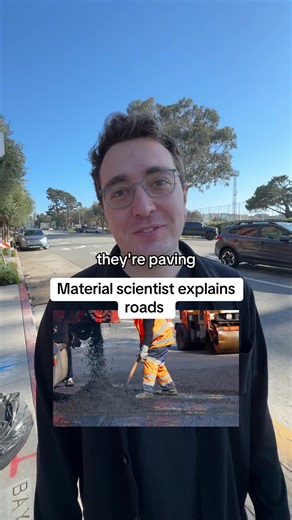 Material scientist explains roads #tech #stem #engineering #science #asphalt