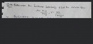 Q1.19. Determine the functional dependency & find the relation ... | Filo