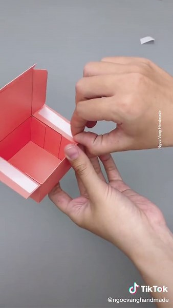Gift box #ngocvanghandmade #LearnOnTikTok #diy #handmadepaper #craft #gift