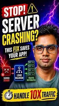 Why Your Server Crashes Under Load (Fix Inside) #backend #systemdesign #loadbalancer