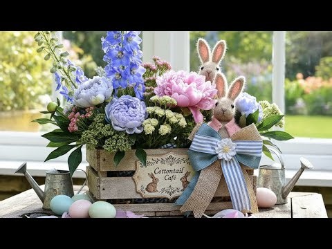 Cozy Vintage Easter Decor Ideas 🐰 Grandmillennial Cottagecore Spring Tablescape