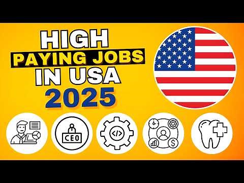 5 Highest Paying Jobs in USA 2025 | USA's Top 5 Jobs with Salaries You Won't Believe
