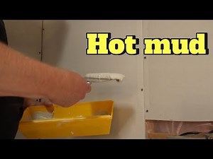 Using Hot Mud for Drywall Taping
