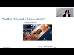 Nanostructure Transport Characterization I Zurich Instruments Webinar