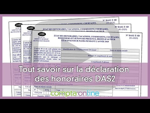 La déclaration annuelle des honoraires dite DAS2