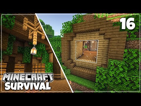 Underground Jungle Mountain Base - Minecraft 1.16 Survival Let's Play