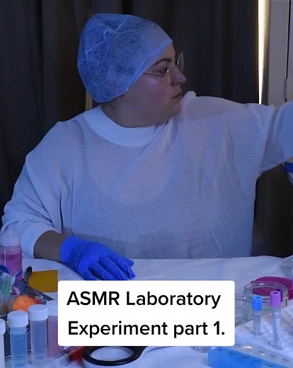 * ASMR * Lab tests / Pointless experimenting part 1. #asmrvideo #asmrtiktoks #lab #asmrbyaurora #asmrsounds #asmr