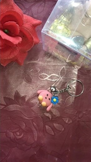 how to make clay key chain #easy clay art ideas#clayart #anaya#shorts#shortsfeed #reels#reelitfeelit