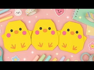 Origami Paper Chick | How to make paper easy cute chick