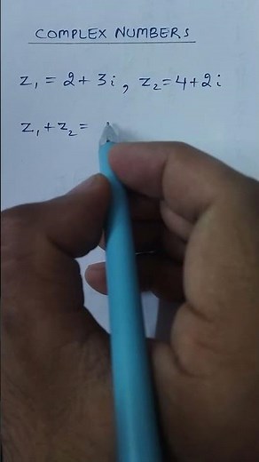 Addition of two complex numbers