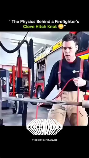 SCIENCE - EXPLAINED on Instagram: "At first glance, a clove hitch looks simple — two loops, one motion, done. But behind this knot is pure applied physics trusted by firefighters, climbers, and rescue professionals worldwide. • Friction at work – The knot creates opposing turns around an object, increasing surface contact and friction without damaging the rope. • Load distribution – Tension is spread evenly across both wraps, reducing stress concentration at a single point. • Quick adjustability