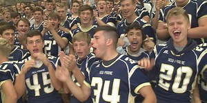 New Prairie High shows Cougar pride at 16 News Now Pep Rally