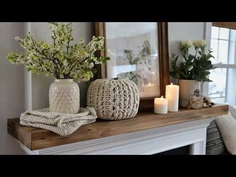 Spring Mantel Decorating Ideas 2026 | Cozy Cottage Styling with Warm Neutral Decor