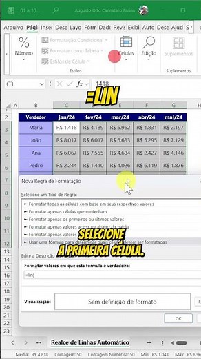 AMAZING: Learn how to HIGHLIGHT LINES AS YOU HOVER YOUR MOUSE in Excel! WATCH NOW! #excel #tips