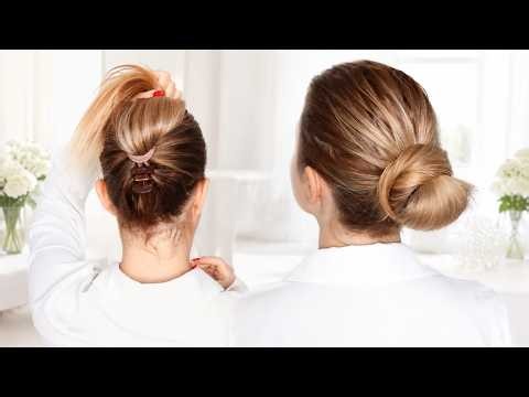 How to Do a Bun with Just a Claw Clip