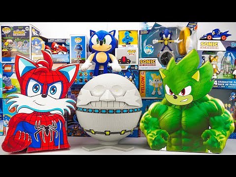 Sonic The Hedgehog 3 toy collection unboxing review 🌀 Super Sonic Hero ALL