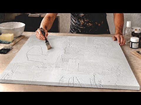 Stunning Textured Abstract Art: Palette Knife Acrylic Magic for beginners