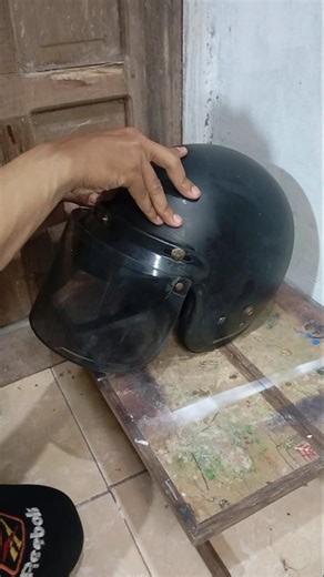 Benerin Helm kayak Dulu #tutorial #shorts