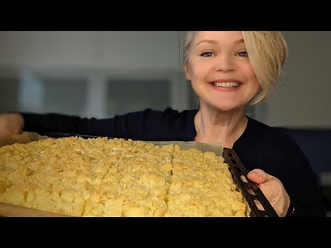 Fluffiger Streuselkuchen mit vielen Streuseln 😋 einfaches Rezept mit Hefeteig Blechkuchen