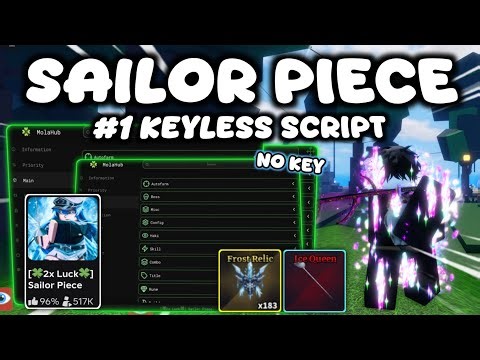 [NEW] Sailor Piece SCRIPT - AUTO FARM, DUNGEON, INF TOWER, KILL AURA ( NO KEY ) 🧊