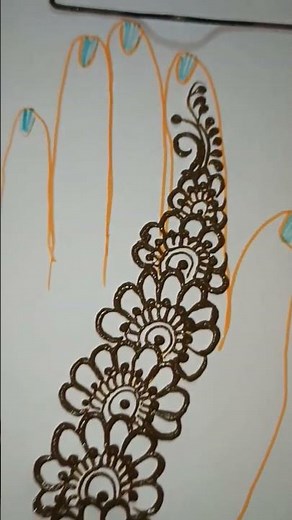 beautiful Mehndi design #easy #Deepika soni