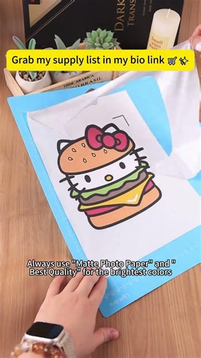 Step by Step! Using A-SUB transfer paper to make a cute shirt