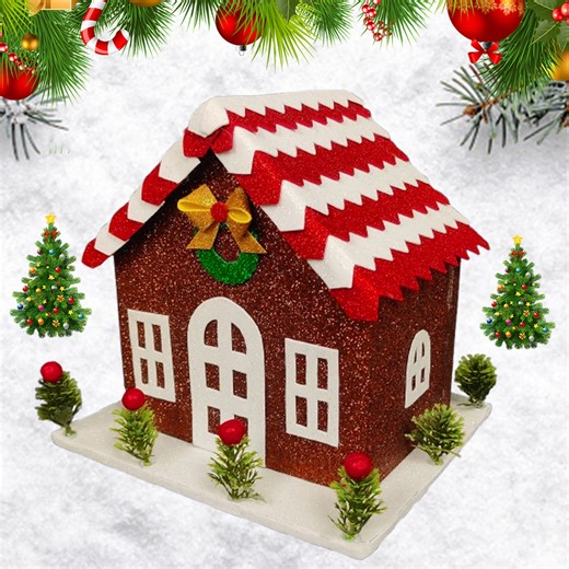 242K views · 3.3K reactions | beautiful christmas house ideas from recycled cardboard | My Arts & Crafts | Facebook