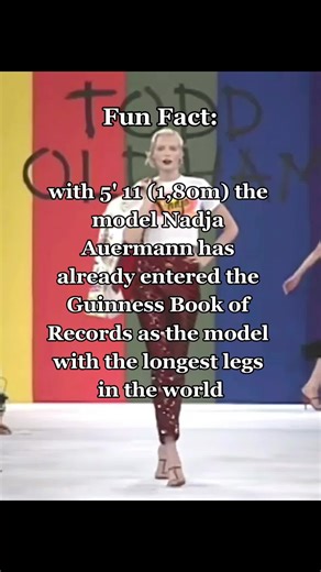 Tall Legend: Nadja Auermann, the Supermodel with Long Legs