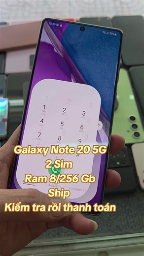 GIÁ 4.690k - 2 Sim SAMSUNG NOTE 20 CAO CẤP HỖ TRỢ 5G RAM 8-256 GB MÀN HÌNH 90HZ 6.7 INCH PIN TRÂU 4300 MAH 3 CAMERA CHỤP HÌNH BAO ĐẸP - CHỐNG RUNG QUANG HỌC DÒNG NOTE BỀN NHẤT CỦA SAMSUNG BÚT S PEN THẦN THÁNH THEO MÁY SIÊU NHẠY KÈM SẠC SIÊU NHANH 25W Máy Bao Đổi 15 ngày 1 đổi 1 Bảo Hành 30 Ngày Phần cứng Ship COD toàn quốc kiểm tra và thanh toán Call - Zalo : 0913467878 🤙 Địa chỉ : 113 Nguyễn Văn Cừ P2/Q5 Giờ làm việc Từ 8h30 đến 19h
