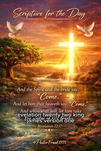 Revelation 22: Peace and Faith for Your Day