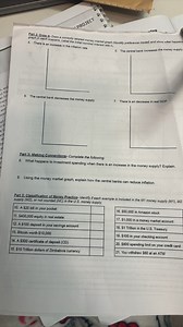 Part 2: Draw It-Draw a correctly labeled money market graph (li... | Filo