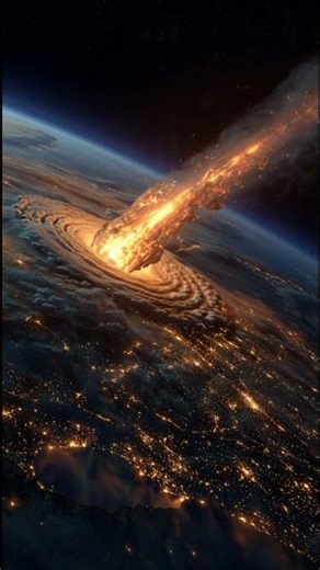 "Meteorite Impact on Earth 🌍💥 | Realistic AI Short Video"