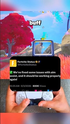 Controller Settings = Best AIM Assist 🎯in Chapter 7 season 4 PS5 / PS4 / XBOX #fortnite #shorts