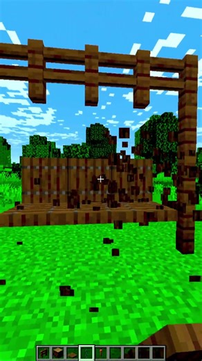 Minecraft realistic swing tutorial ☠️😂 #minecraft #shorts