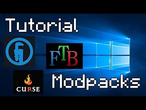 Tutorial como instalar Modpacks de Minecraft no Windows 10 - Technic Launcher, FTB e Curse