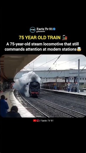 This 75-Year-Old Steam Train Still Runs 🚂😳