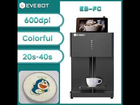 EVEBOT 3D Latte Art Printer (FC-B-1) – Smart Coffee Printing with Edible Ink