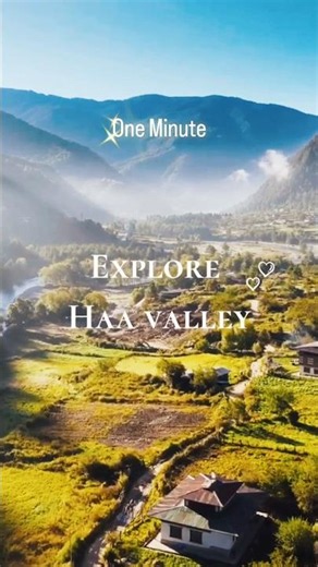 Bhutan's Best Kept Secret: Peaceful Haa Valley 🏔️✨ #Shorts