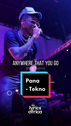Tekno - Pana (Lyrics)