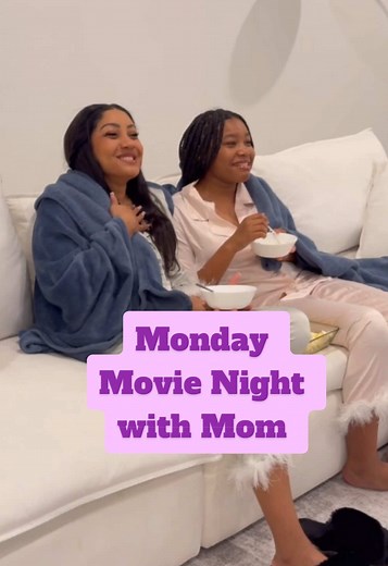 We're making Monday Movie Night with Mom a thing! We always love a mommy, daughter night 🫶 Thanks @ayumi.moore 💕 #netflixpartner #netflixfamily #familymovienight #momanddaughter #momlife