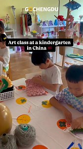 199K views · 7.3K reactions | Art class vibes at a kindergarten in China!  Watch these little artists bring their imagination to life with colors and creativity! ✨ #kid #YoungArtists #Kindergarten #CreativeLearning #China #education #fyp #viral | Go Chengdu | Facebook