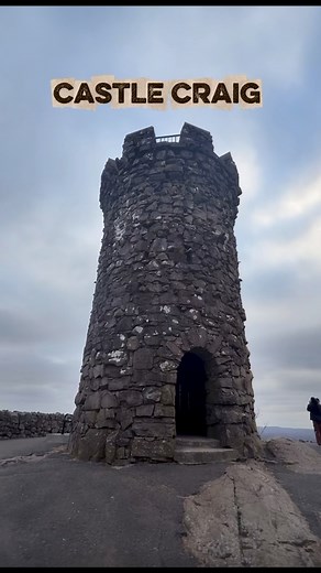 Castle Craig is a 32-foot stone observation tower atop East Peak in Hubbard Park, Meriden, gifted by Walter Hubbard in 1900. Inspired by European towers (possibly Craigellachie, Scotland), its design was by David Stewart Douglas. The tower and park were donated to the city, and it was restored in 1986, offering wide views from its elevated perch. Castle Craig Meriden, Connecticut | Everything NewEngland