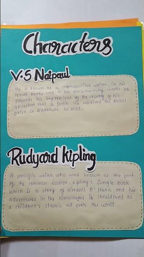 The interview project file | class 12| file decoration