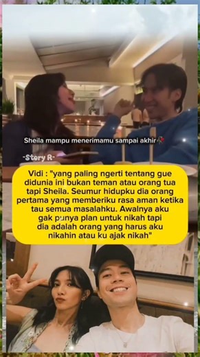 Kisah Cinta Vidi Aldiano & Sheila Dara Bikin Haru‼️Pengakuannya Menyentuh😱