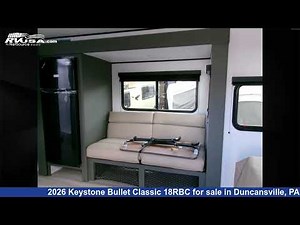 Unbelievable 2026 Keystone Bullet Classic Travel Trailer RV For Sale in Duncansville, PA | RVUSA.com